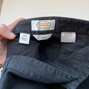 Talbots Black Stretch Jean Capris